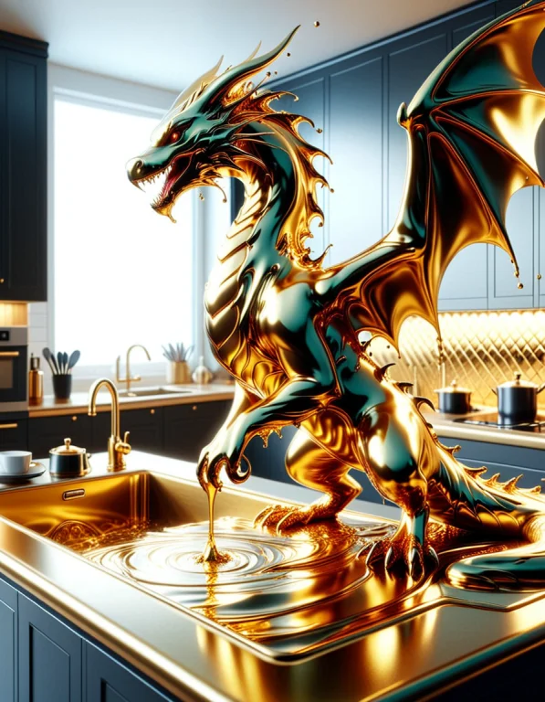 10. A Gigantic Dragon Entirely Composed Of Violently Swirlin...