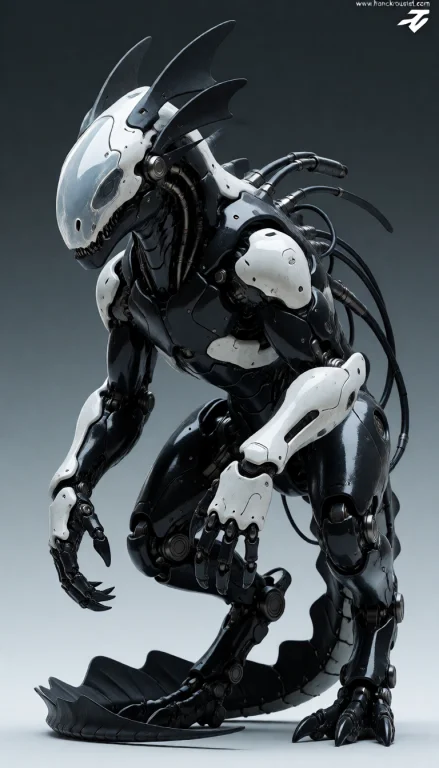 This Is A Highly Detailed, Digital Cgi Artwork Of A Futurist...