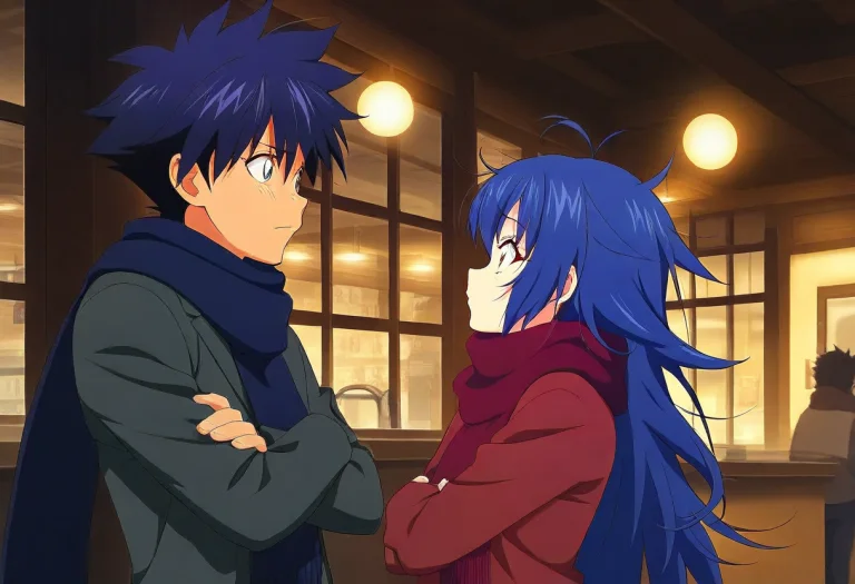 Masterpiece, Best Quality, 1girl, 1boy, Very Long Hair, Blue...