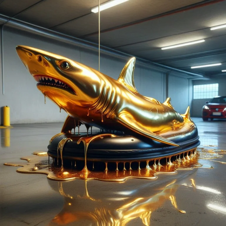 Liquidgoldmorph, Dripping Shark In A Tuxedo, Driving A Tiny...