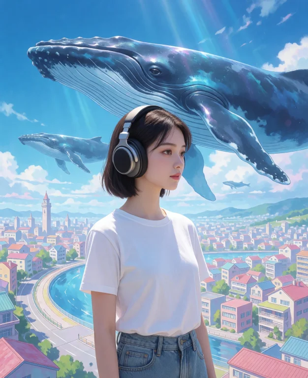 A Surreal, Dreamlike Composition Featuring A Hyper-realistic...