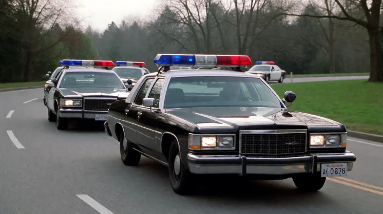 Itlnjb2003, A Convoy Of Police Cars, Including A Vintage Bla...