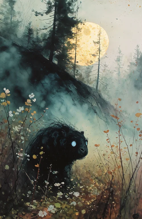 A Whimsical Epic Style Merges Delicate Storybook Illustratio...