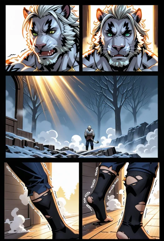 Hrothgar, Male, Clawed Amulet, Human Transformation Comic, T...