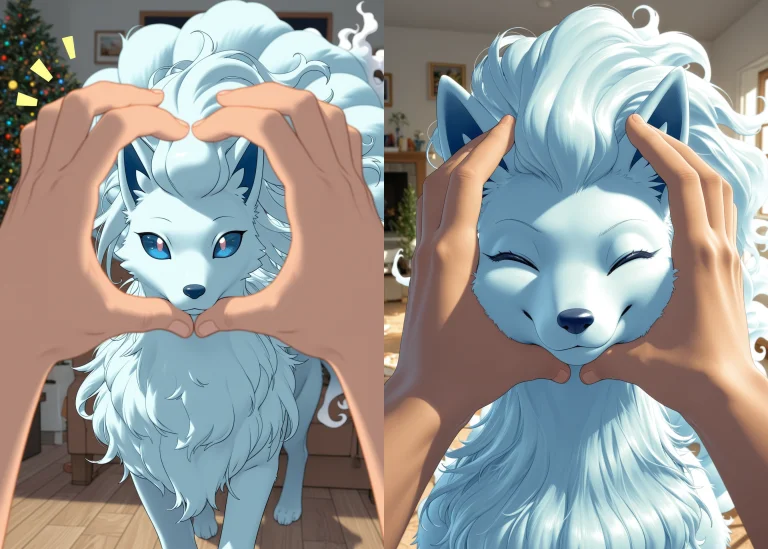 Solo Focus, No Humans, Alolan Ninetales, Snoot Challenge1.2,...