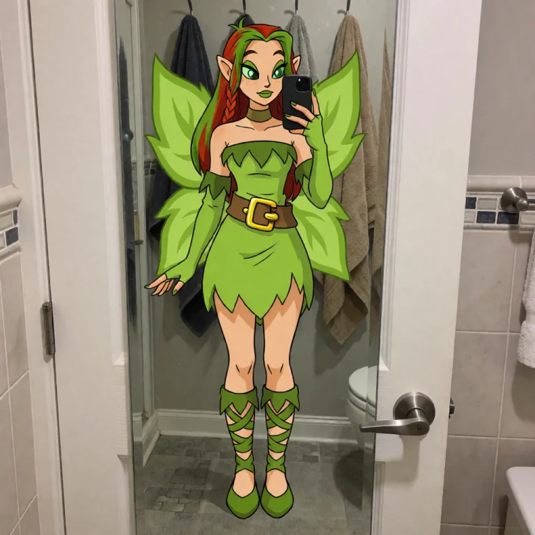 Illusen, The Character Is A Young Female With Fair Skin, Lar...