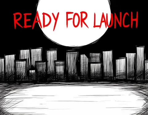 Nosleep666, Monochrome, Sketch, Moon, City Background, Red T... — Stable Diffusion AI Prompt: @nosleep666, monochrome, sketch, moon, city background, red text above city back...