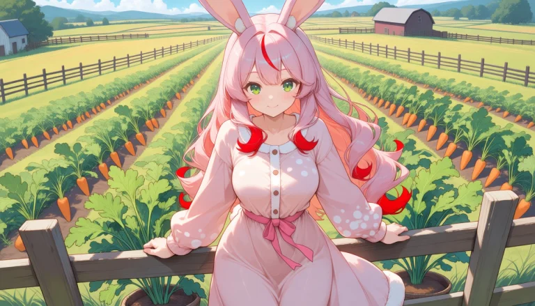 Solo, Alone, Cute Smile, Large Green Eyes, Farmer, Leaning A...