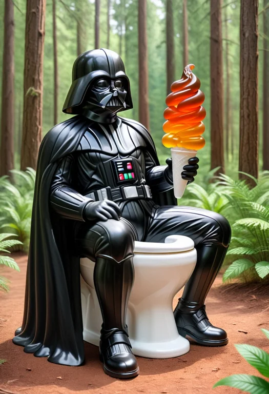 Gummymorph, Gummy Chocolate Soft-serve Ice Cream, Outdoor, F...