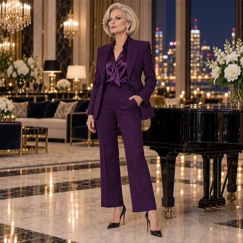 Loralux371,lux37, The Image Shows A Woman Standing In Front... — Stable Diffusion AI Prompt: ,Lux37, The image shows a woman standing in front of a grand piano in a luxuriou...