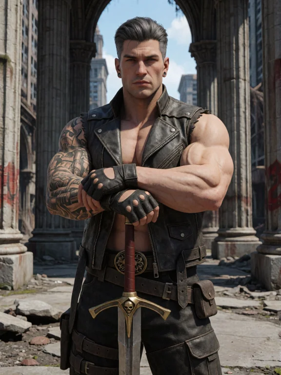 Photography Of A Very Muscular Handsome 38-year-old Slavic M...