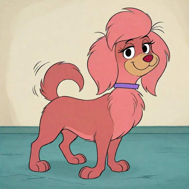 Pinkdogsd, Solo, 1girl, Feral, Furry, Dog, Reddish-pink Fur,...