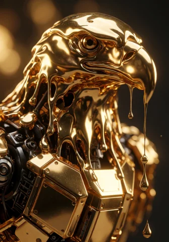 Masterpiece, Best Quality, Score7, Lazypos, Eagle.png, Loras... — SDXL AI Prompt: masterpiece, best quality, score_7, lazypos, eagle.png, liquidgoldmorph, dripp...