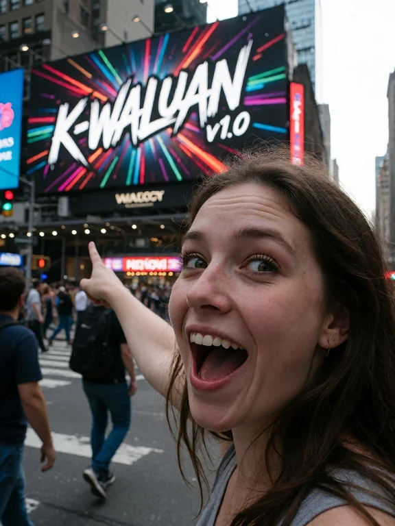 Close Over-the-shoulder Shot Of A Woman On A Busy City Avenu...