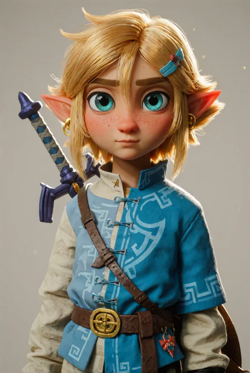Link Del Videojuego The Legend Of Zelda, Estylized3d2,, Styl...
