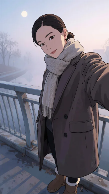 Modern Anime Cel Look With Clean Lines And Soft Fills, 22-ye...