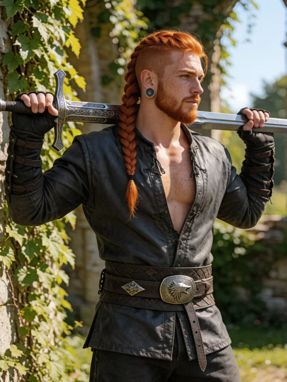 Photography Of A Very Muscular Handsome 27-year-old Irish Ma...