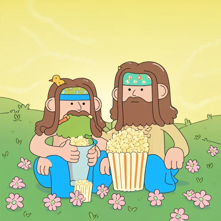 Dippiestyle Dippiestyle, A Long-haired Bearded Hippie With A...