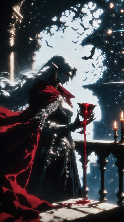 Purpl3a3th3r, A Breathtaking, Castlevania-style Dark Fantasy...