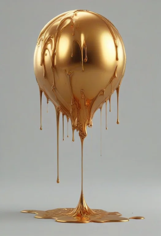 Liquidgoldmorph, Dripping, Balloon