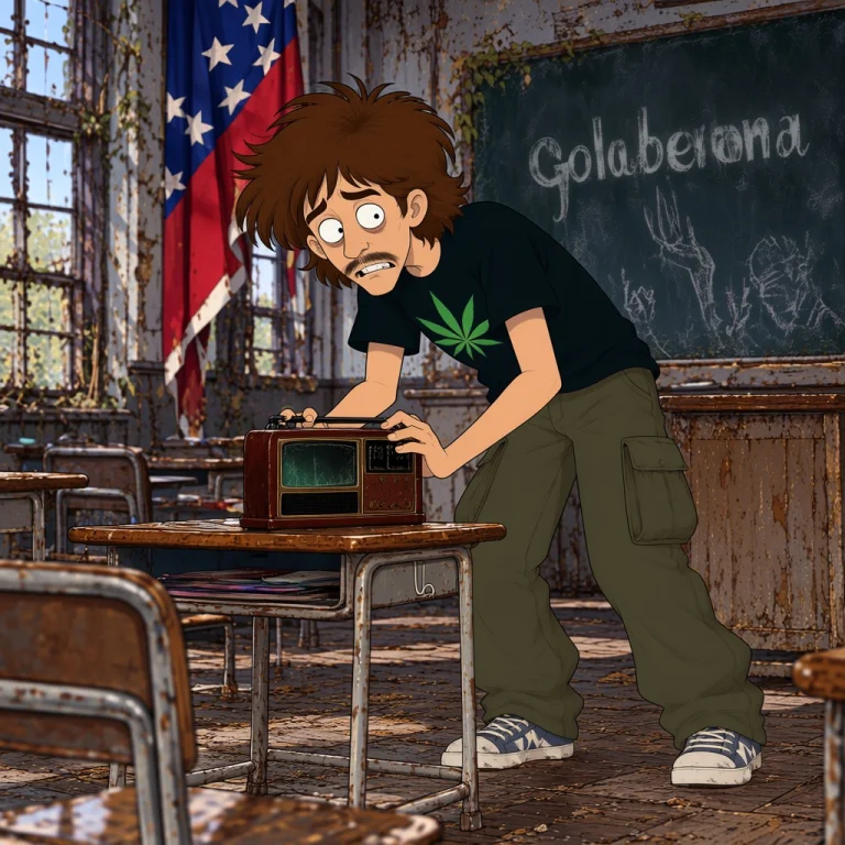 Desk, Indoors, Holding, Teeth, Window, School Desk, Confeder...