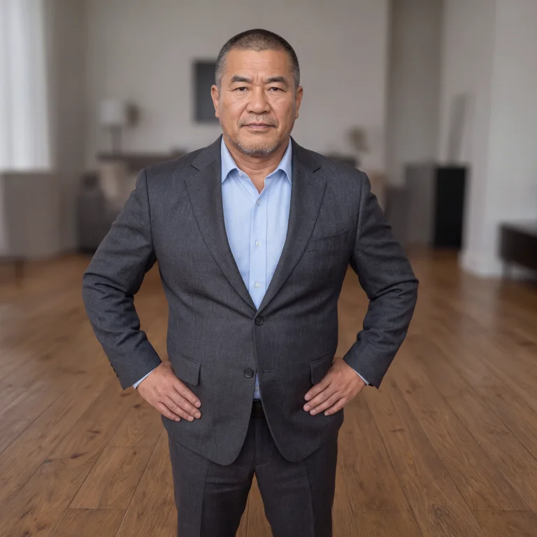 Id 06fullbodystanding, Subject A 60-year-old East Asian Man...