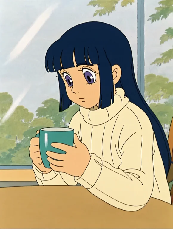 Soyuzmultfilmstyle, A Medium Shot Of A Young Anime-style Gir...