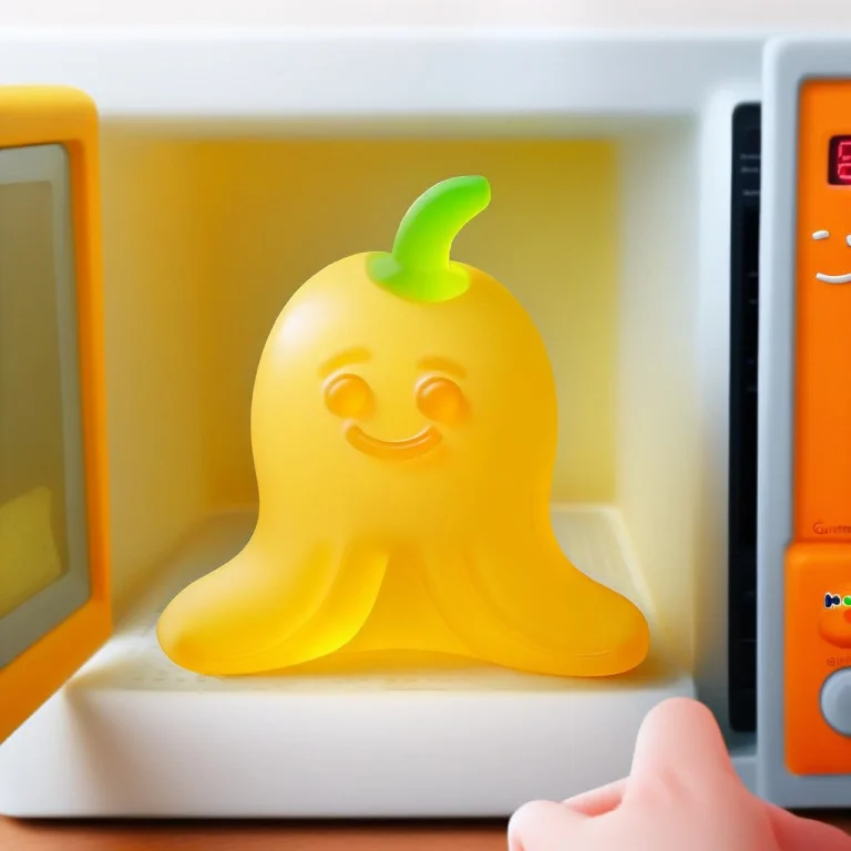 Gummymorph,all In The Microwave,half Of The Banana Is Made O...