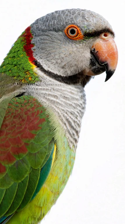 Sideview Of A Ara Parrot