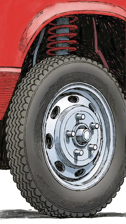 Illustration Of A Car Brake System By David Macaulay
