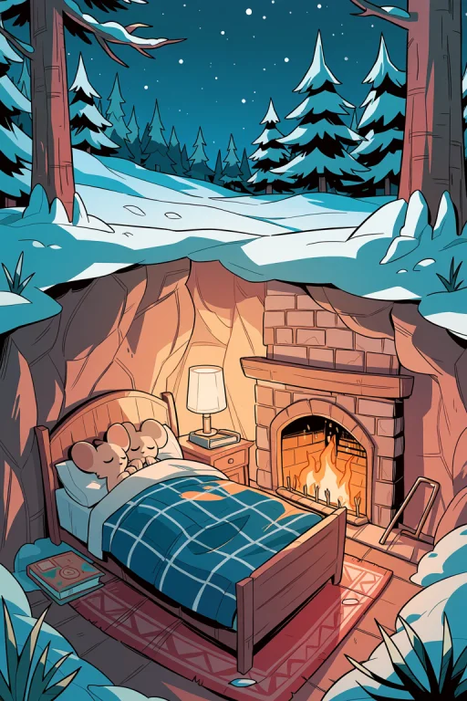 Carles Dalmau. A Cozy Underground Scene Featuring A Couple O...
