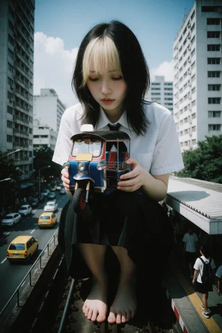 Zidiusart, Masterpiece, Very Aesthetic, Asian Woman, A Digit... — Stable Diffusion AI Prompt: zidiusArt, masterpiece, very aesthetic, asian woman, A digital image with a surr...