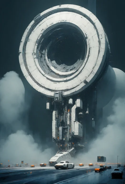 Masterpiece, Best Quality, No Humans, Scifi, Sf, Scenery, Sc...