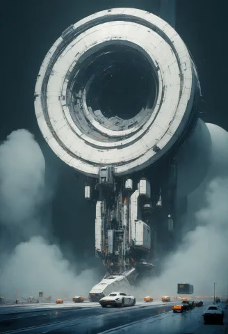 Masterpiece, Best Quality, No Humans, Scifi, Sf, Scenery, Sc... — Stable Diffusion AI Prompt: masterpiece, best quality, no humans, scifi, sf, scenery, science fiction, scifi...