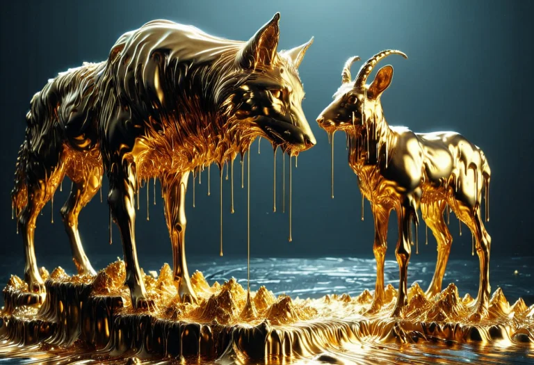 Liquidgoldmorph, Dripping, The Wolf And The Lamb, Meme, Mast...