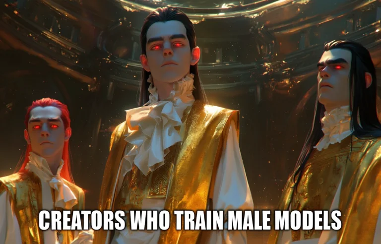 Artificial Art, Three Male Aristracts, Pale Skin, Disdain, A...