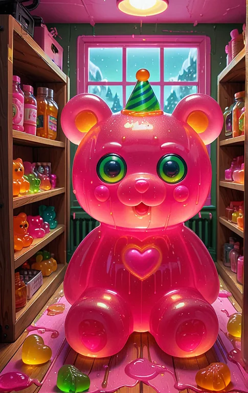 Gummymorph, No Humans, Food, Food Focus, Giant Gummy Teddy B...