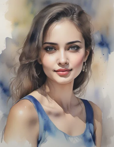 Beautiful Girlchahamanstylewatercolor — SDXL AI Prompt: beautiful girl_chahamanstyle_watercolor