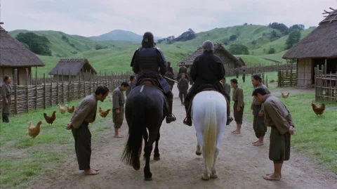 Lstsmr2003, A Mounted Figure In Dark Armor Rides A Dark Hors... — Stable Diffusion AI Prompt: lstsmr2003, A mounted figure in dark armor rides a dark horse alongside another...