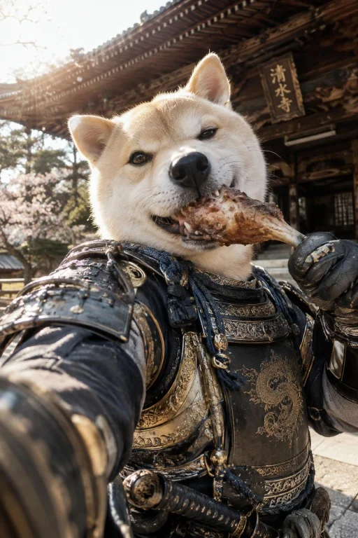A Hyper-realistic Selfie-style Image Of An Anthropomorphic S...