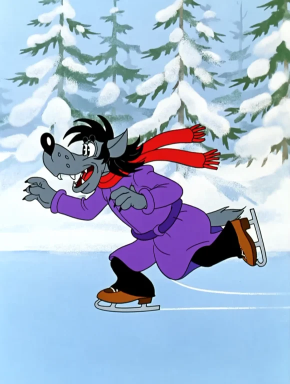 Soyuzmultfilmstyle, A Full-body Action Shot Of An Anthropomo...