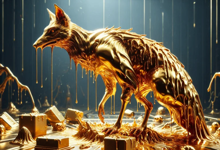 Liquidgoldmorph, Dripping, Cowards In The Grip Of Fear A Fox...