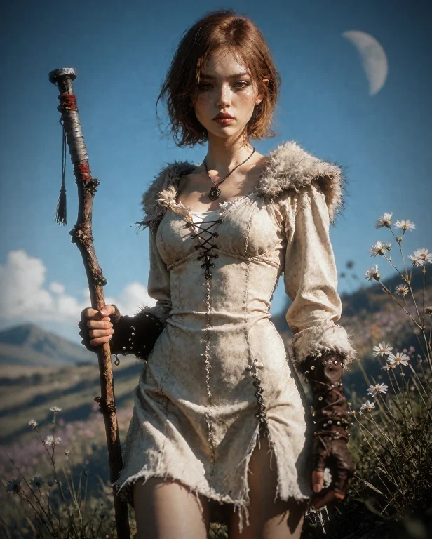 Ta86wistfall, A, Petite Woman With Pale Skin, Medium Brown H...