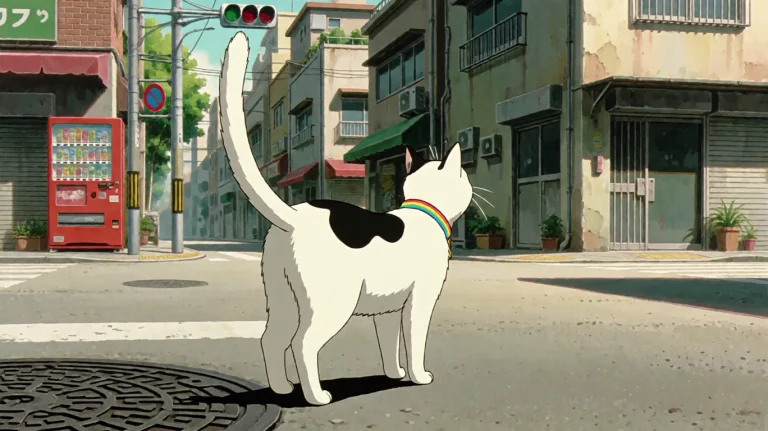 Anmtrx2003, A White Cat With A Black Patch On Its Back And A...