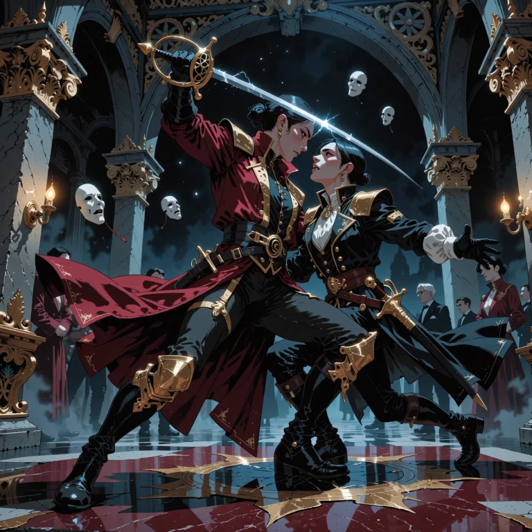 Hyper-detailed Comic Book Cover Art, Cinematic Shot Capturin...