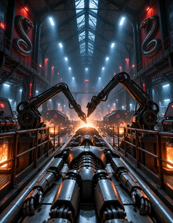 C0br4 B4s3, Photorealistic Cinematic Still Of An Empty Andro...