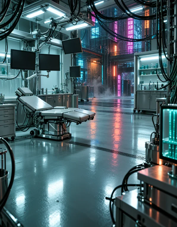 Cyb3r Qu4rt13r, Backstreet Cyber Clinic, Sterile Chrome Oper...