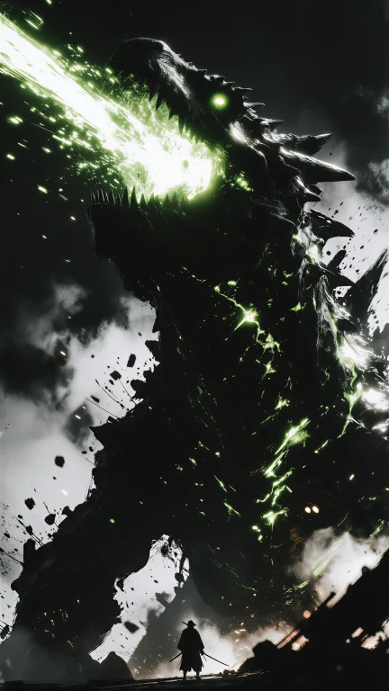 A Violent Cinematic Fantasy Concept Painting Of An Original...