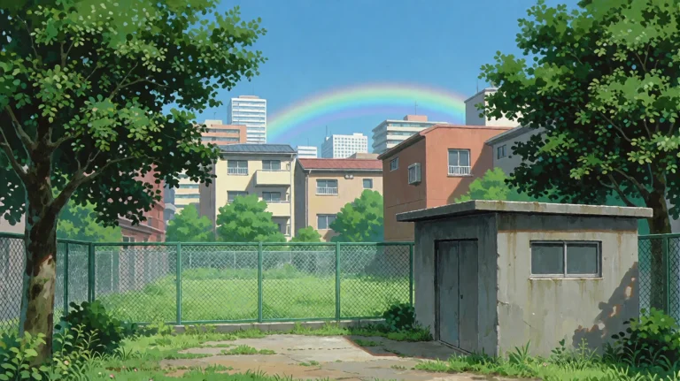 Anmtrx2003, A Quiet, Overgrown Urban Courtyard Framed By Lus...