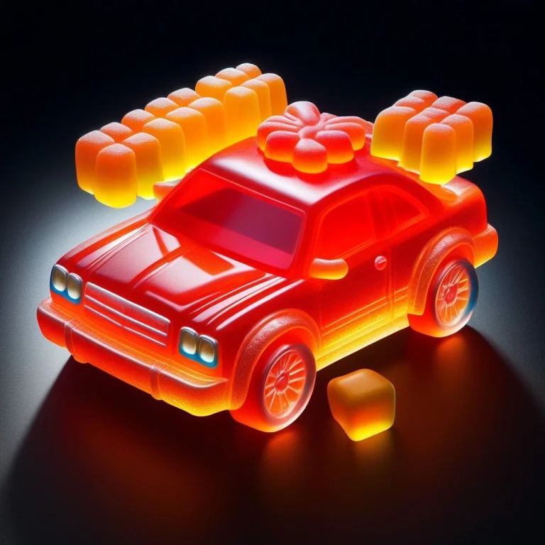 A Hyper-detailed V8 Car Engine Made Entirely Of Translucent...